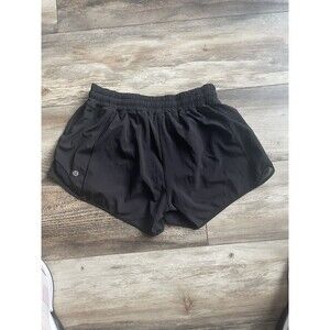 Lululemon Women's Speed Up Lined Black Shorts Size 8